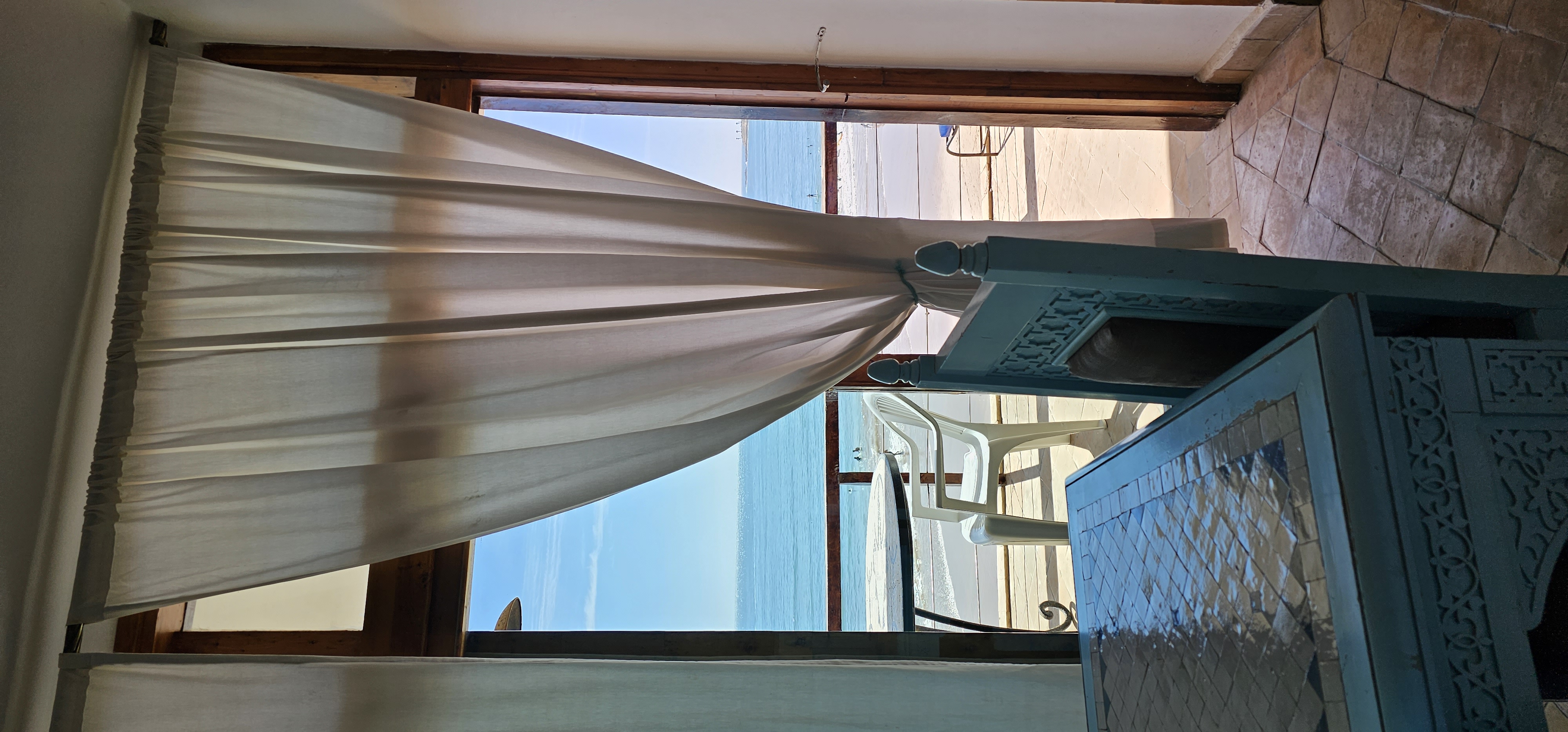 Taghazout village Panorama bleu